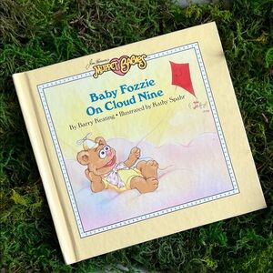 📚3/$30📚 VINTAGE Jim Henson MUPPET BABIES book Baby Fozzy on cloud 9 1980s